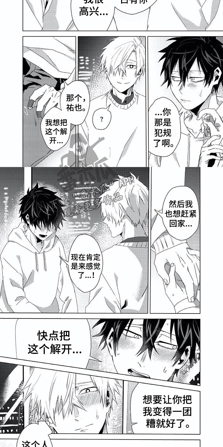 《开锁》漫画最新章节第12章：解开免费下拉式在线观看章节第【8】张图片