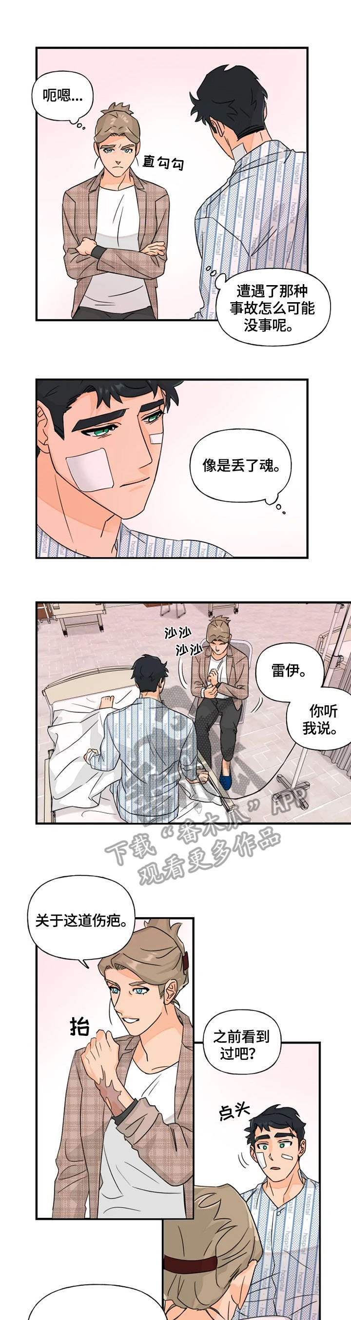 《雷伊的选择》漫画最新章节第20章：探望免费下拉式在线观看章节第【3】张图片