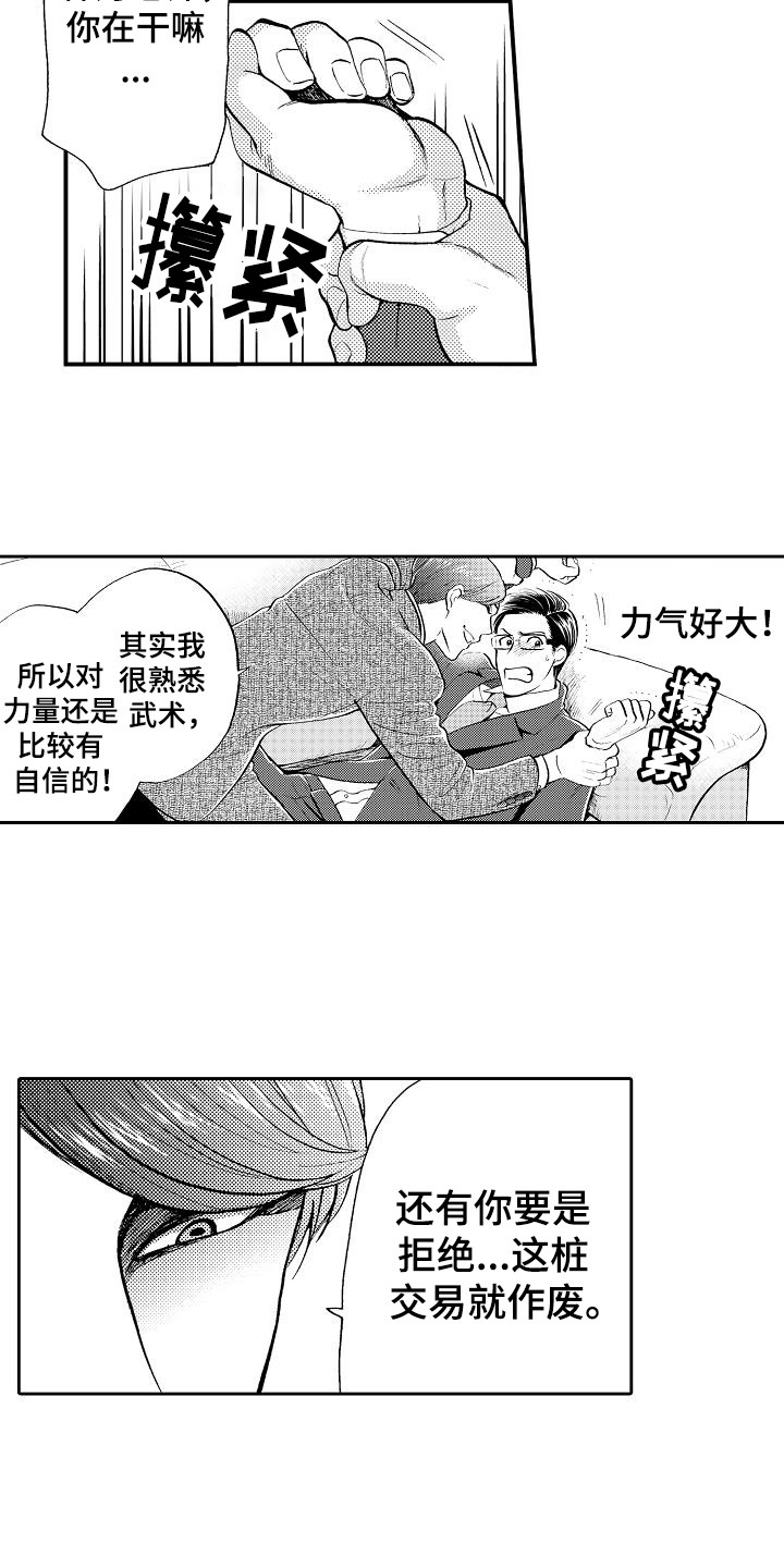 《秘书职责》漫画最新章节第7章：条件免费下拉式在线观看章节第【2】张图片