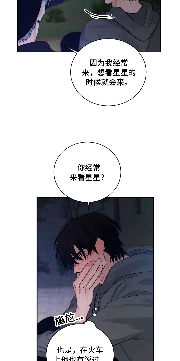 《流星落入掌中》漫画最新章节第10章：星空下免费下拉式在线观看章节第【16】张图片