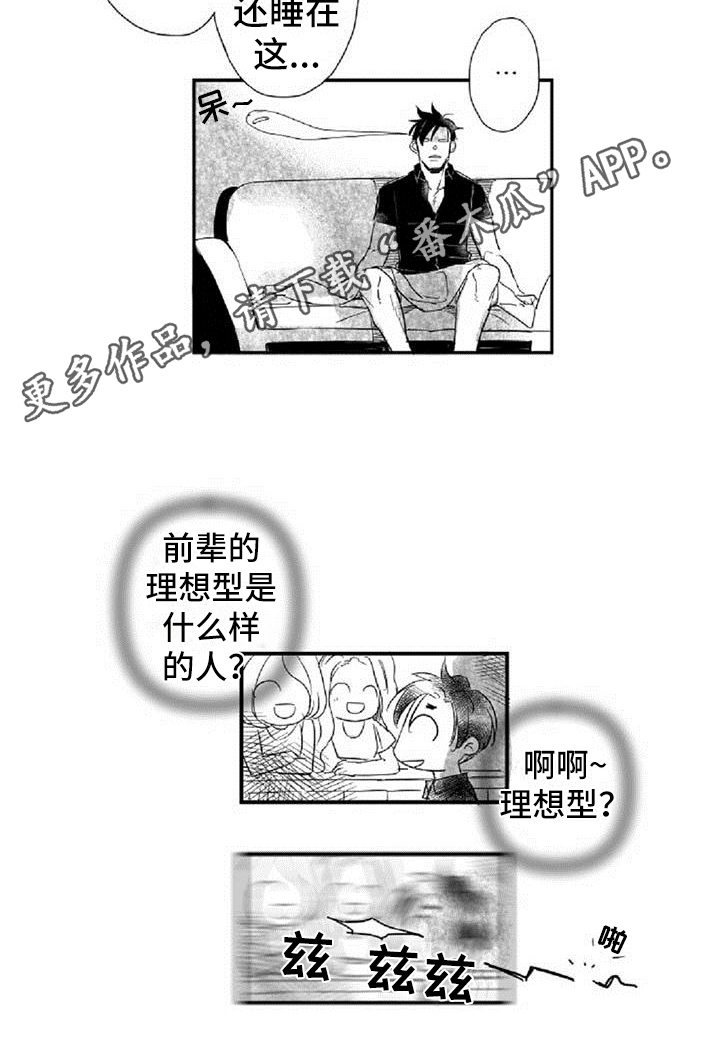 《爱上偶像宅》漫画最新章节第14章：好奇免费下拉式在线观看章节第【1】张图片