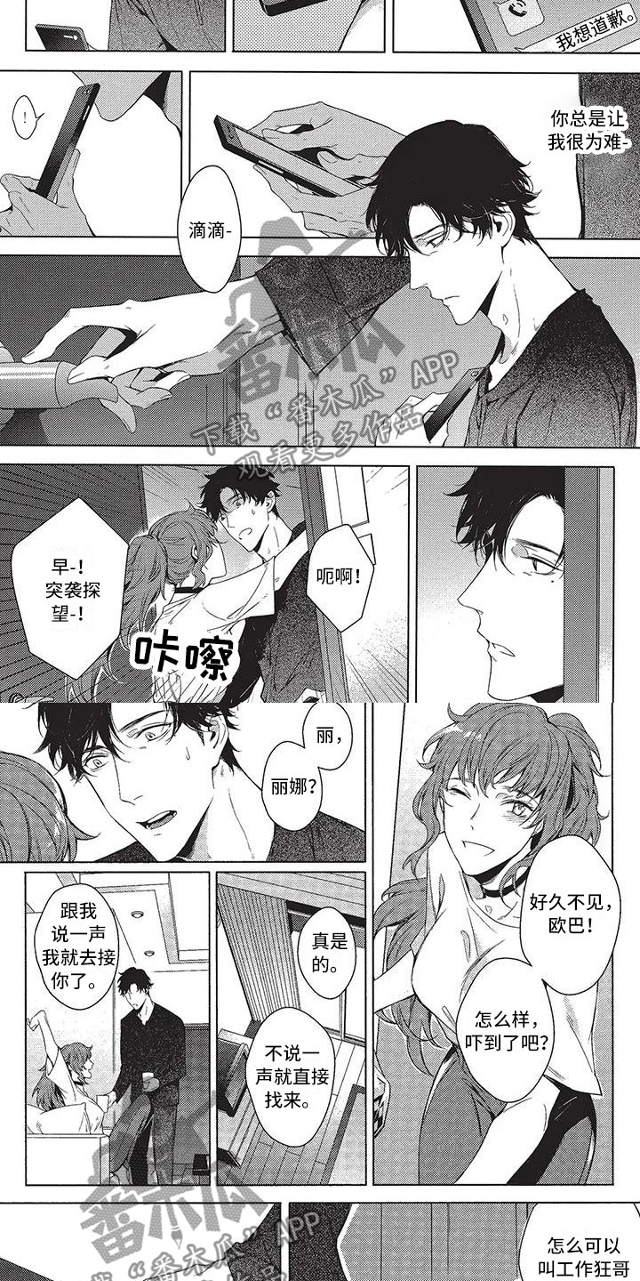 《命定的他》漫画最新章节第10章：好消息免费下拉式在线观看章节第【2】张图片