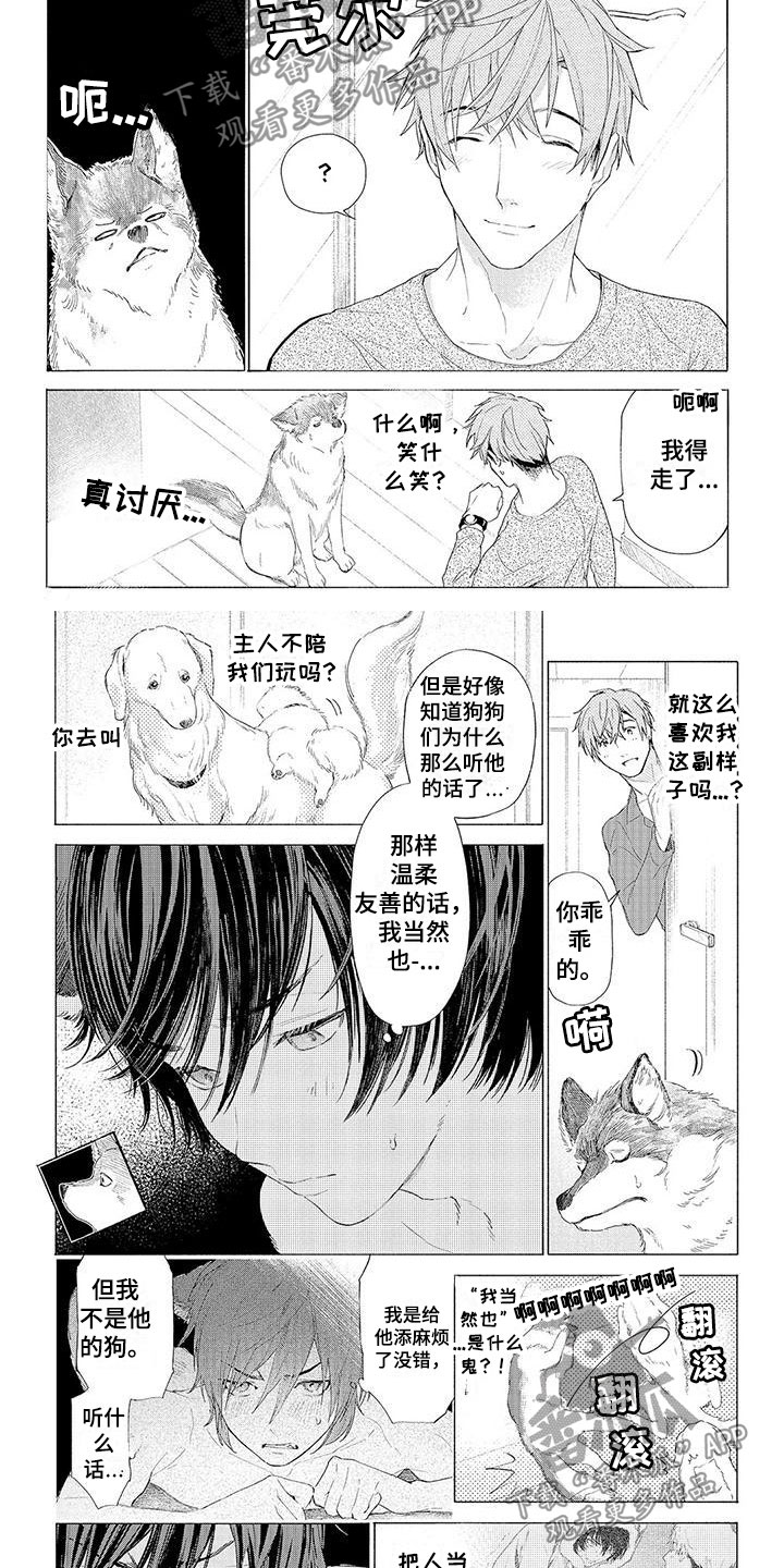 《服从吧狼少年》漫画最新章节第11章：心跳加速免费下拉式在线观看章节第【6】张图片