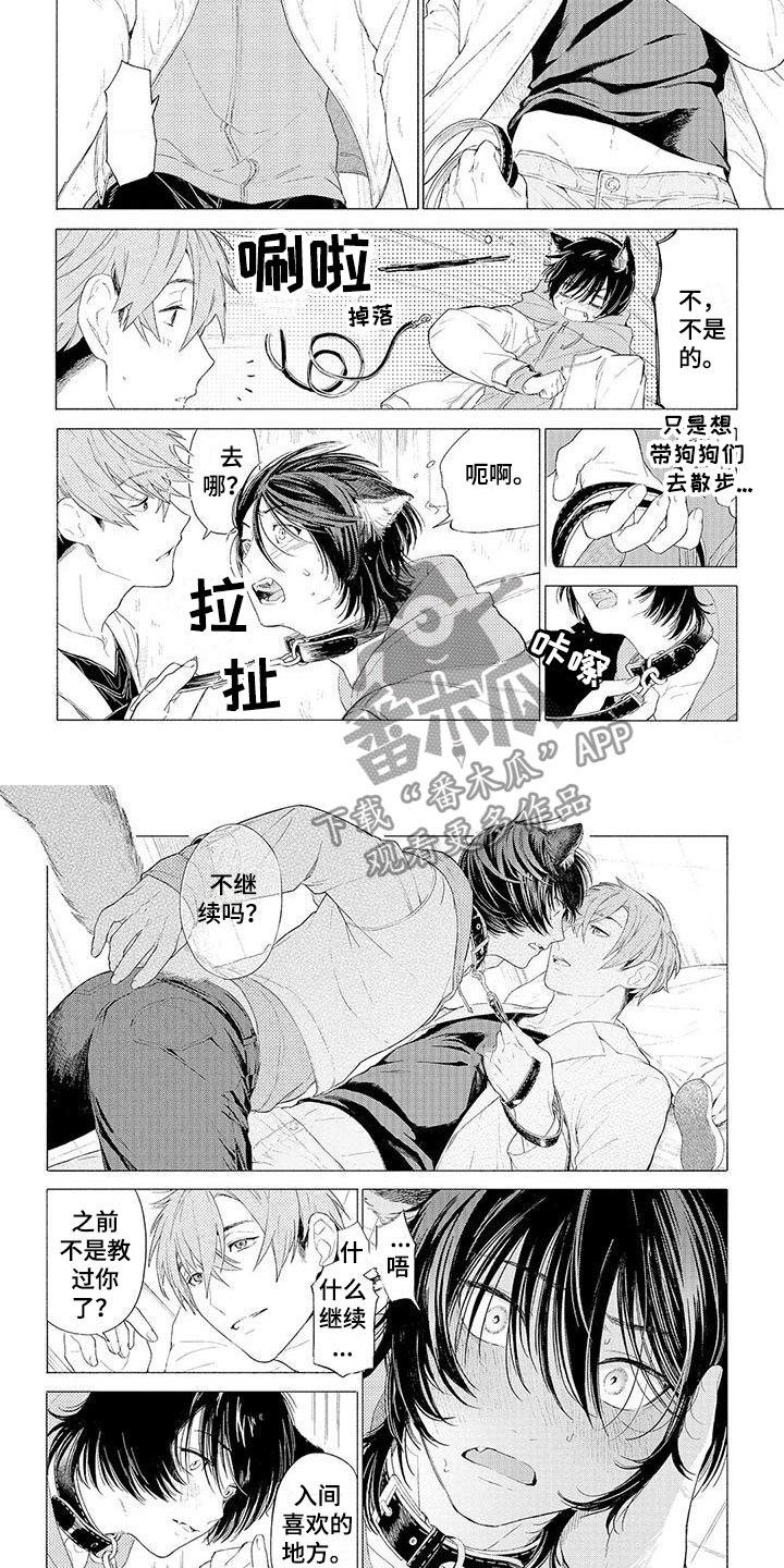 《服从吧狼少年》漫画最新章节第12章：突变免费下拉式在线观看章节第【5】张图片