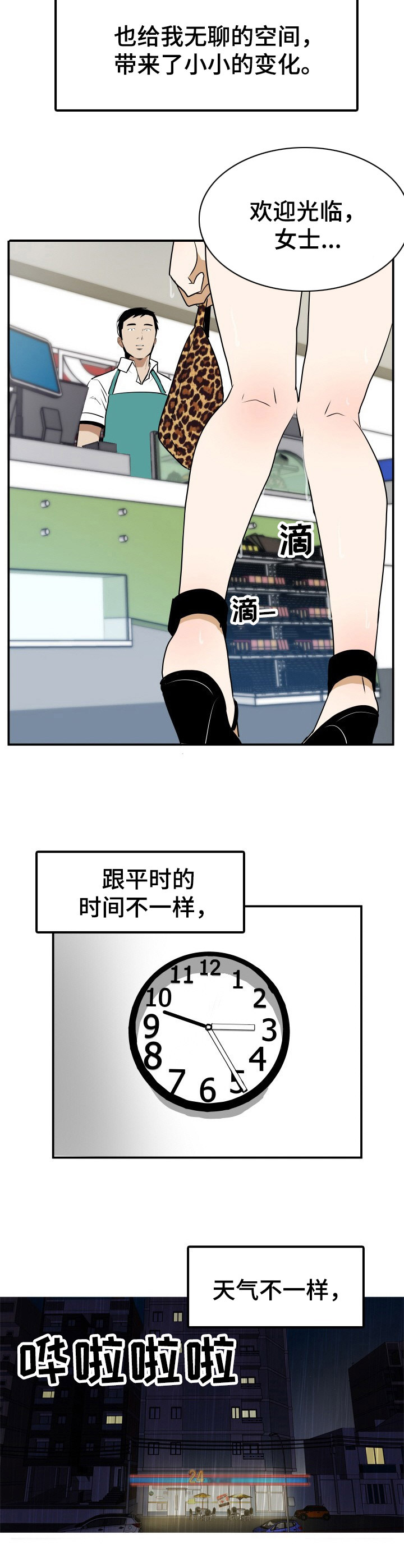 《不同视角》漫画最新章节第2章：雨天免费下拉式在线观看章节第【2】张图片