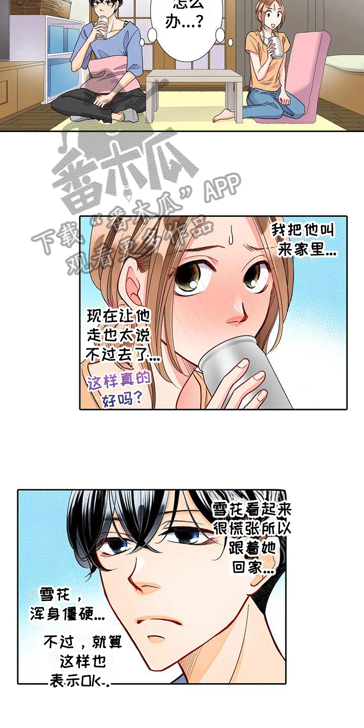 《野雪花之恋》漫画最新章节第9章：邀请免费下拉式在线观看章节第【3】张图片