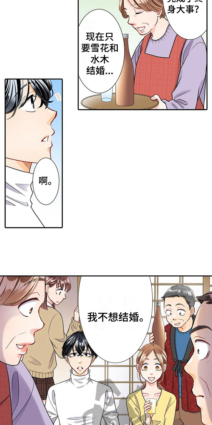 《野雪花之恋》漫画最新章节第22章：不想结婚免费下拉式在线观看章节第【4】张图片