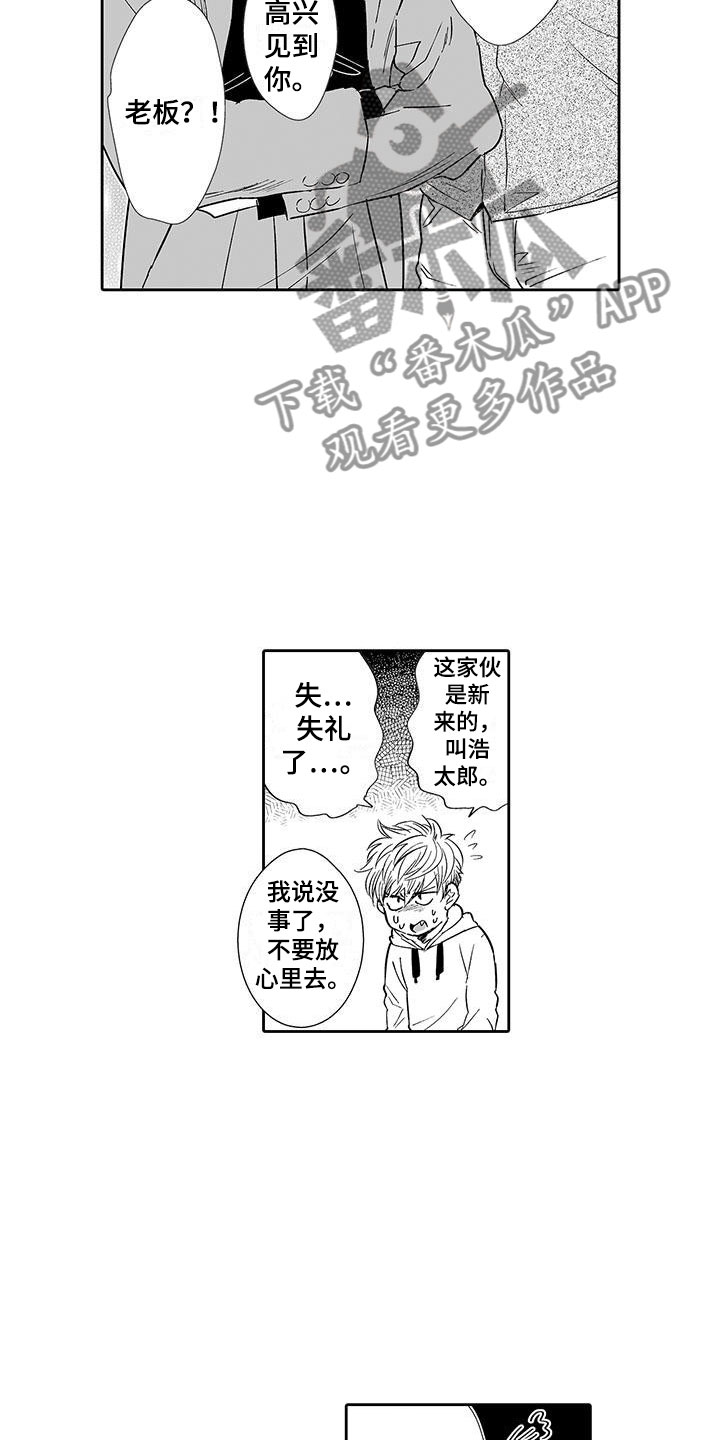 《我的小奶猫》漫画最新章节第8章：老板来了免费下拉式在线观看章节第【12】张图片