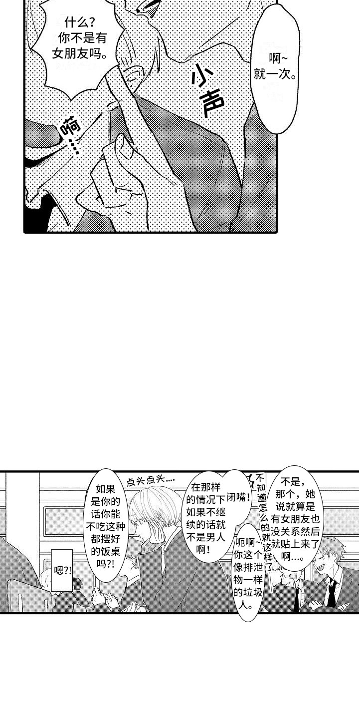 《垃圾场的玫瑰》漫画最新章节第1章：白莲花免费下拉式在线观看章节第【2】张图片