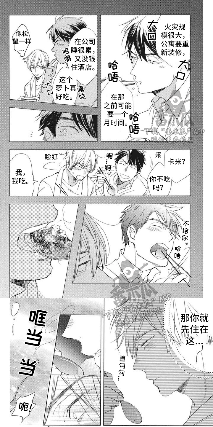 《吃掉你的便当》漫画最新章节第6章：熟悉免费下拉式在线观看章节第【6】张图片