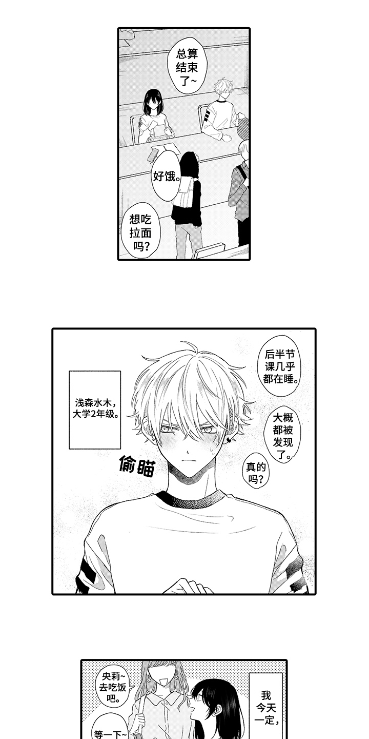 《在佐仓的手掌中》漫画最新章节第1章：暗恋免费下拉式在线观看章节第【12】张图片