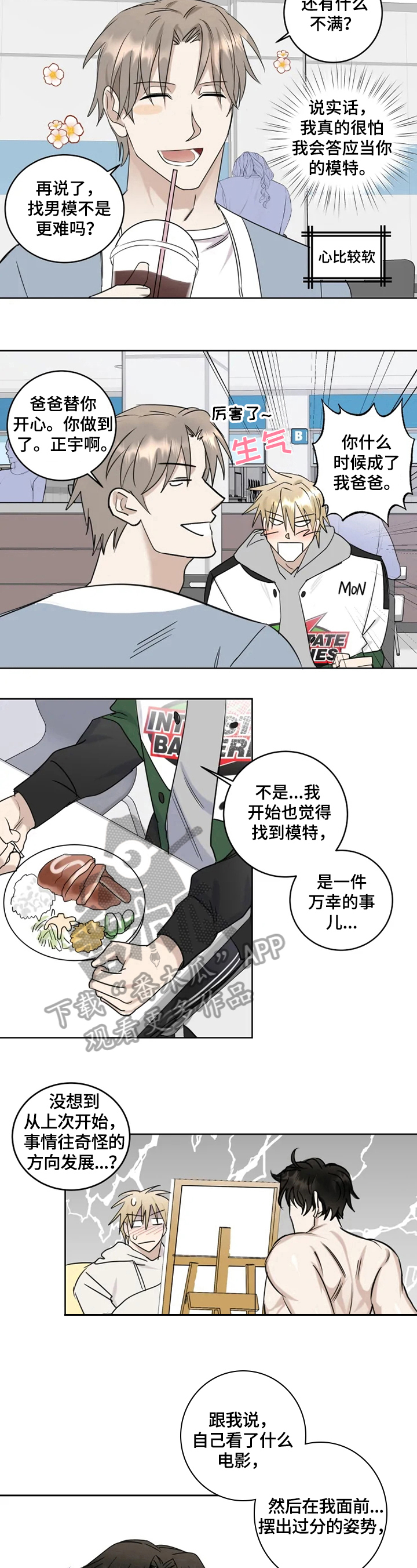 《专属模特》漫画最新章节第18章：猜测免费下拉式在线观看章节第【4】张图片