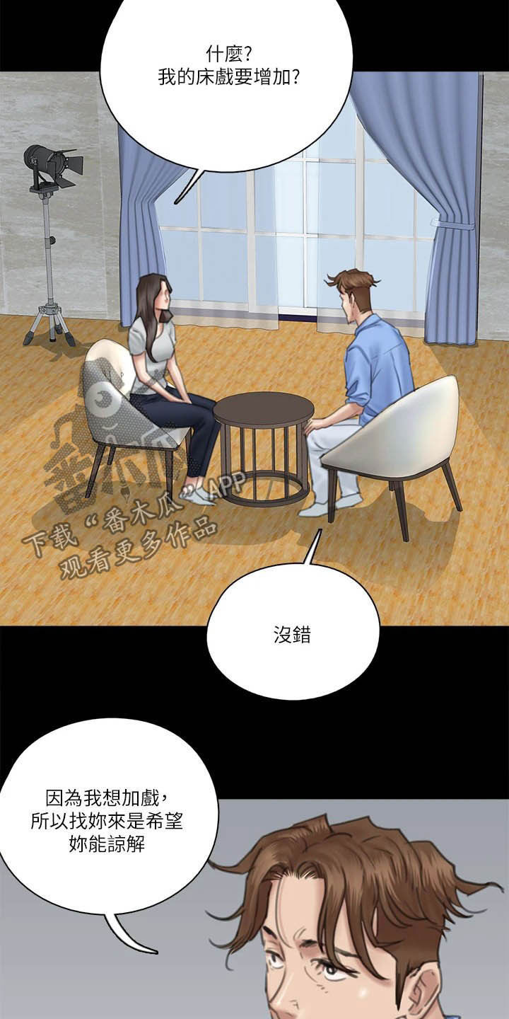 《偶像演员》漫画最新章节第57章：加戏免费下拉式在线观看章节第【6】张图片