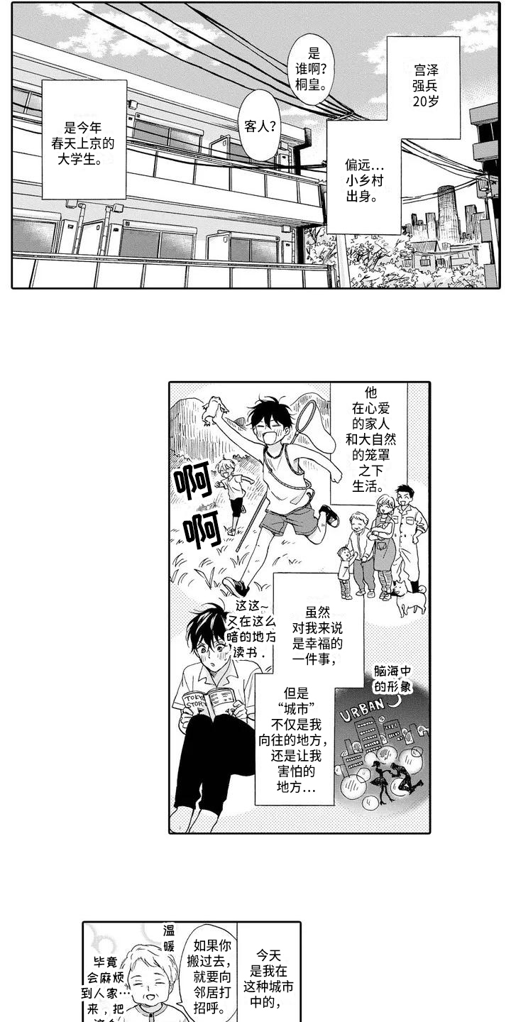 《顺利恋情》漫画最新章节第1章：打招呼免费下拉式在线观看章节第【12】张图片