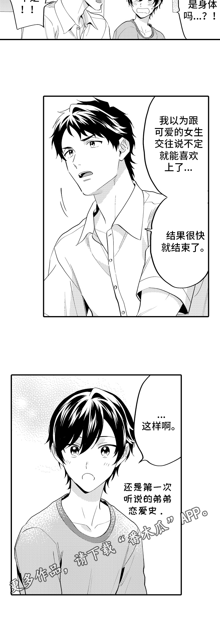 《哥哥的作为》漫画最新章节第18章：恋爱史免费下拉式在线观看章节第【1】张图片