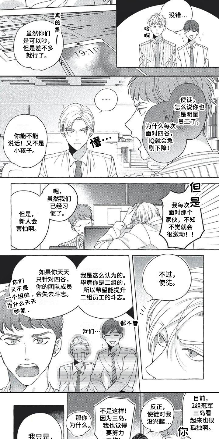 《冤家对手》漫画最新章节第1章：斗志免费下拉式在线观看章节第【6】张图片