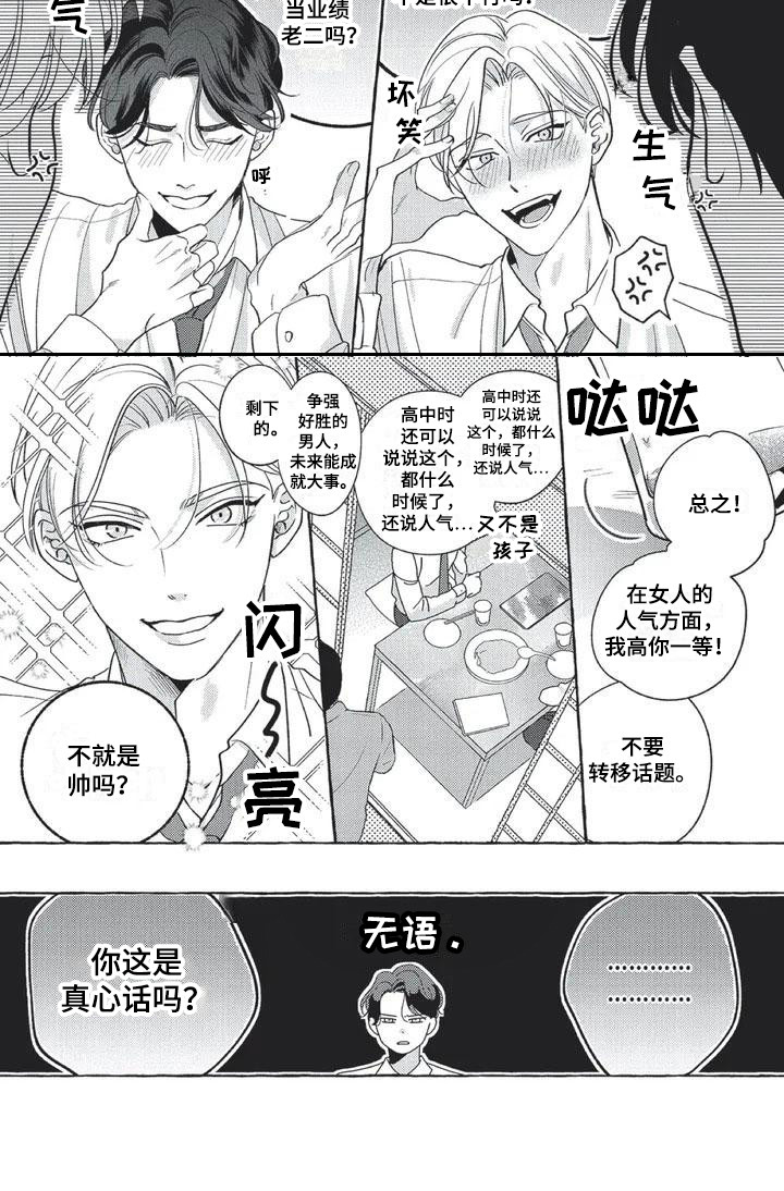 《冤家对手》漫画最新章节第1章：斗志免费下拉式在线观看章节第【1】张图片