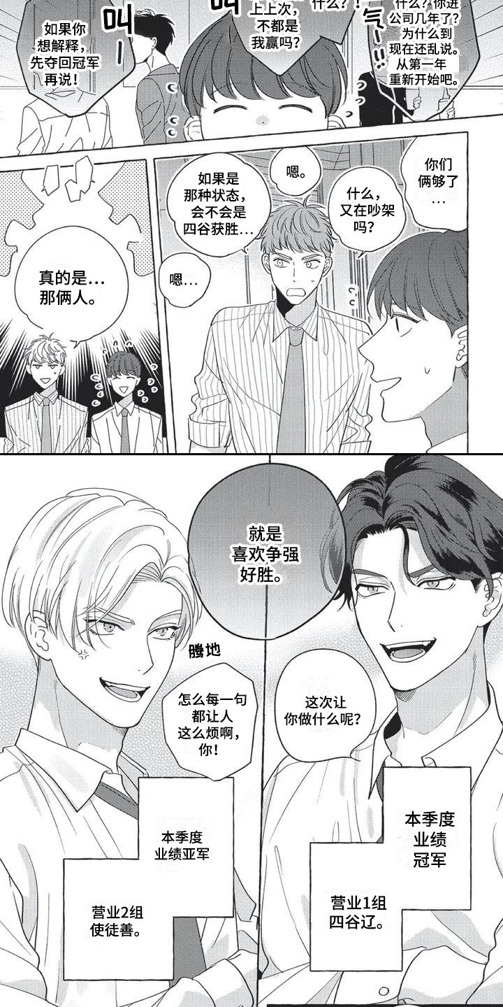 《冤家对手》漫画最新章节第1章：斗志免费下拉式在线观看章节第【7】张图片