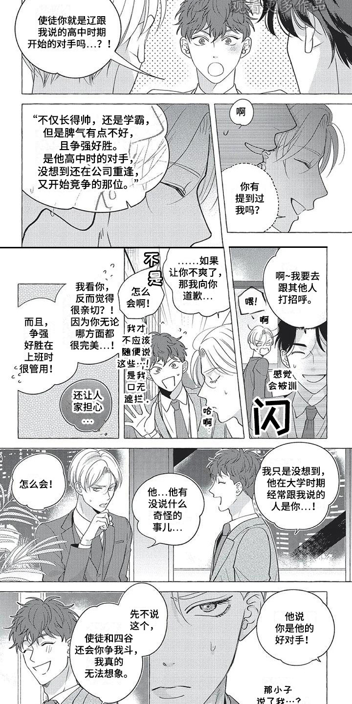 《冤家对手》漫画最新章节第7章：巧合免费下拉式在线观看章节第【6】张图片