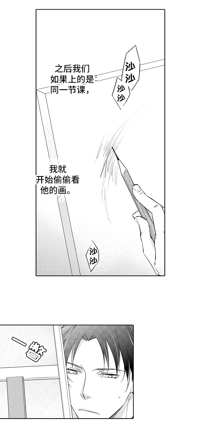 《我和蒙娜丽莎》漫画最新章节第2章：同学免费下拉式在线观看章节第【3】张图片