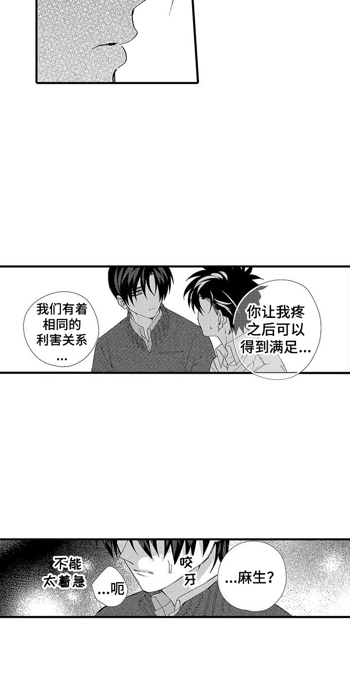 《甜与痛的治疗》漫画最新章节第9章：请求免费下拉式在线观看章节第【15】张图片