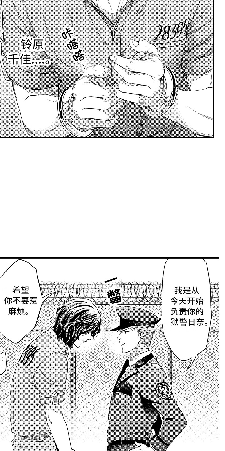 《顺从的狱警》漫画最新章节第2章：新的囚犯免费下拉式在线观看章节第【7】张图片