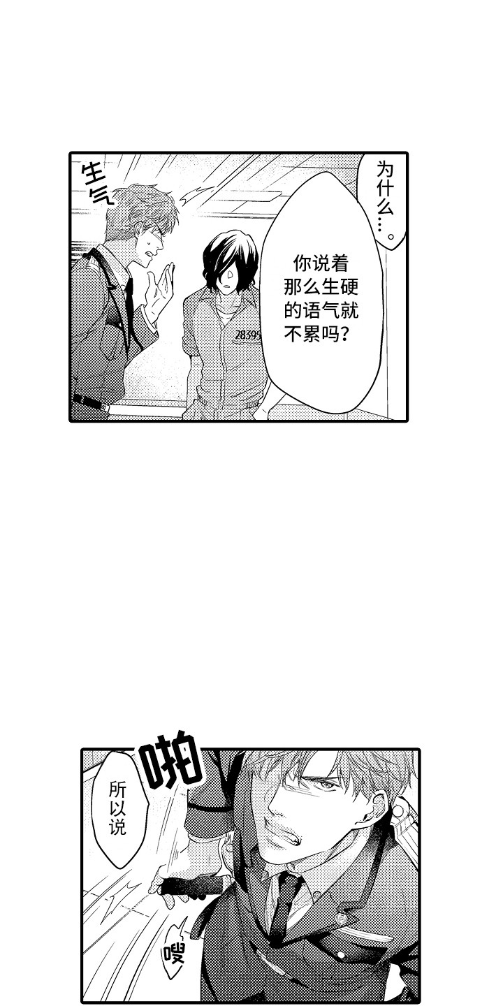 《顺从的狱警》漫画最新章节第4章：命令免费下拉式在线观看章节第【13】张图片