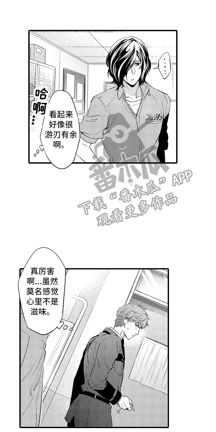 《顺从的狱警》漫画最新章节第14章：奇怪的感觉免费下拉式在线观看章节第【2】张图片