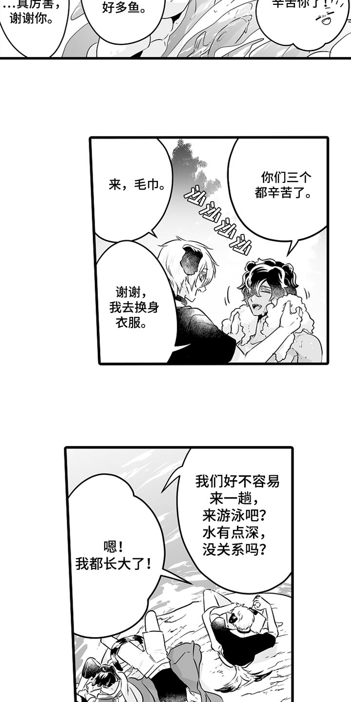 《森林中的熊》漫画最新章节第38章：抓鲑鱼免费下拉式在线观看章节第【7】张图片