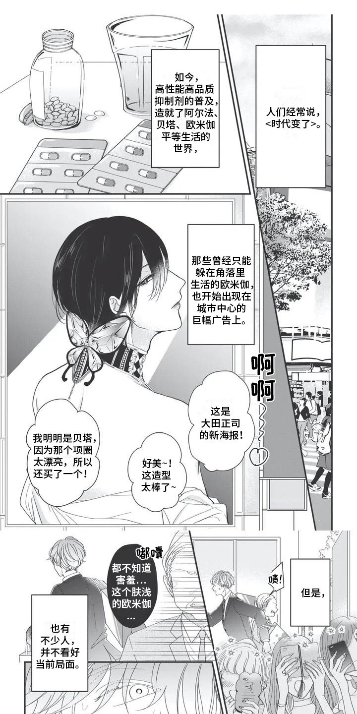 《独家阿尔法》漫画最新章节第1章：抵触免费下拉式在线观看章节第【6】张图片