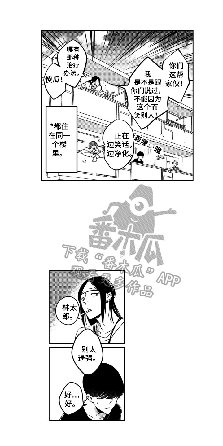 《舞蹈组合》漫画最新章节第16章：逞强免费下拉式在线观看章节第【7】张图片