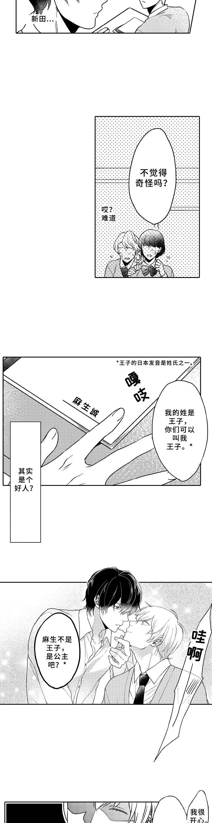 《黑白王子》漫画最新章节第1章：白马王子免费下拉式在线观看章节第【6】张图片