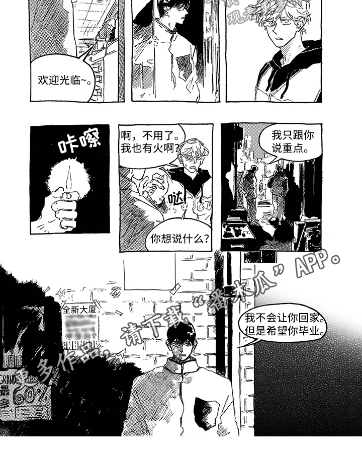 《一往无前》漫画最新章节第10章：态度免费下拉式在线观看章节第【1】张图片