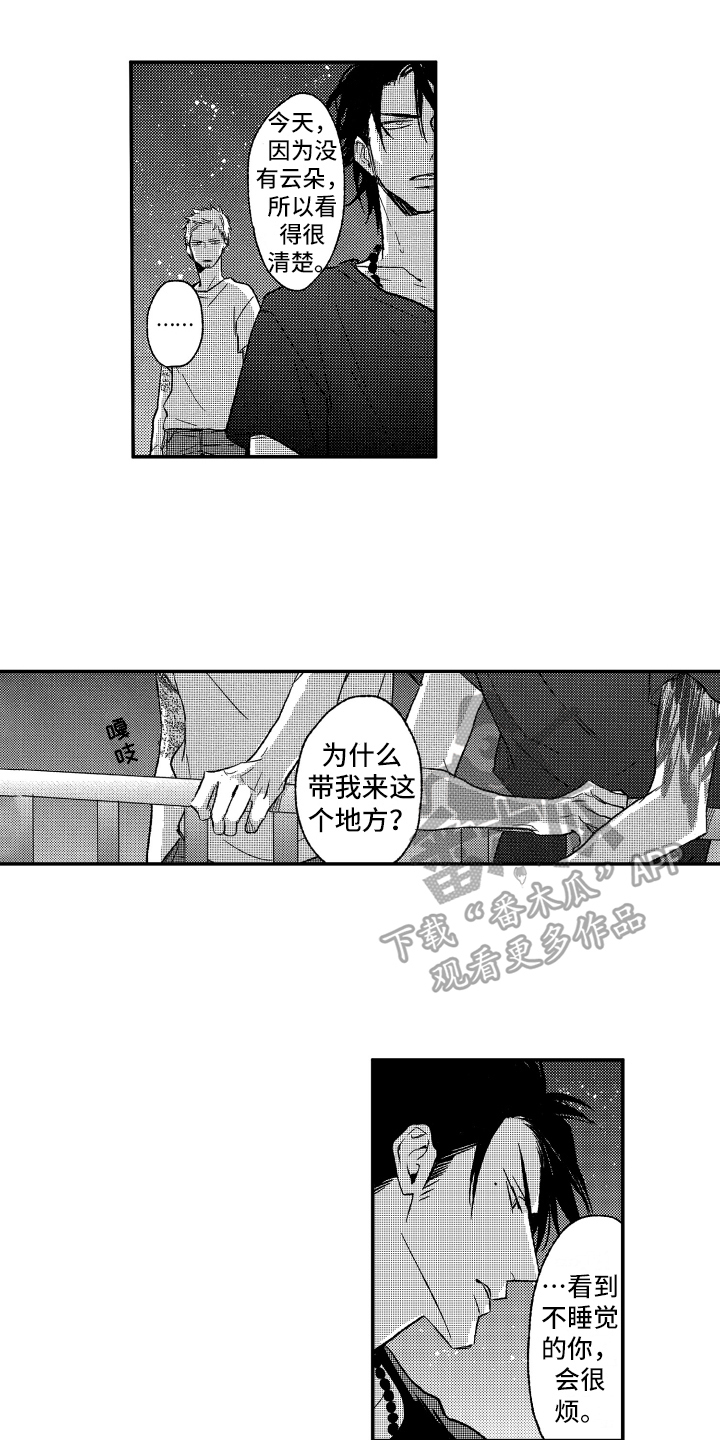 《黑夜沉沦》漫画最新章节第13章：看星星免费下拉式在线观看章节第【4】张图片