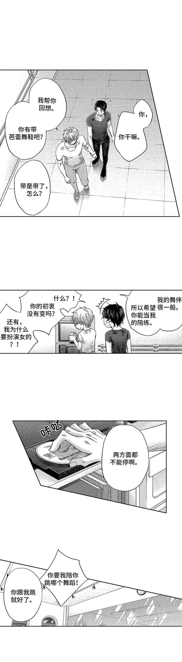 《芭蕾王子》漫画最新章节第3章：陪练免费下拉式在线观看章节第【5】张图片