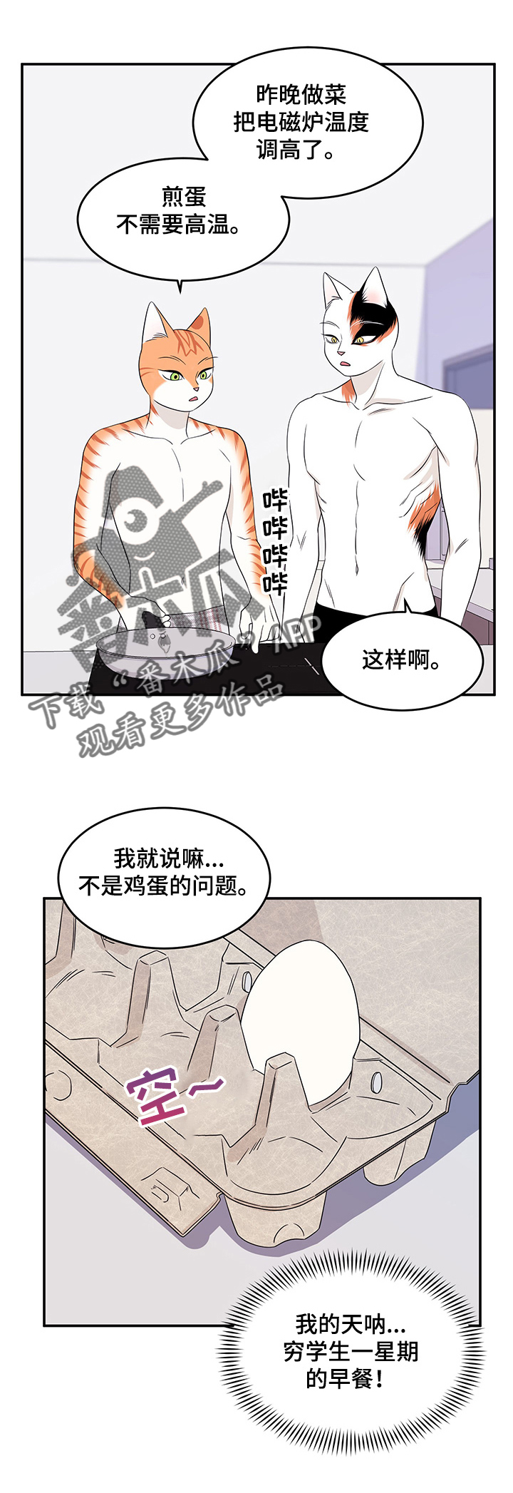 《灵猫欧米伽》漫画最新章节第14章：烧焦免费下拉式在线观看章节第【5】张图片