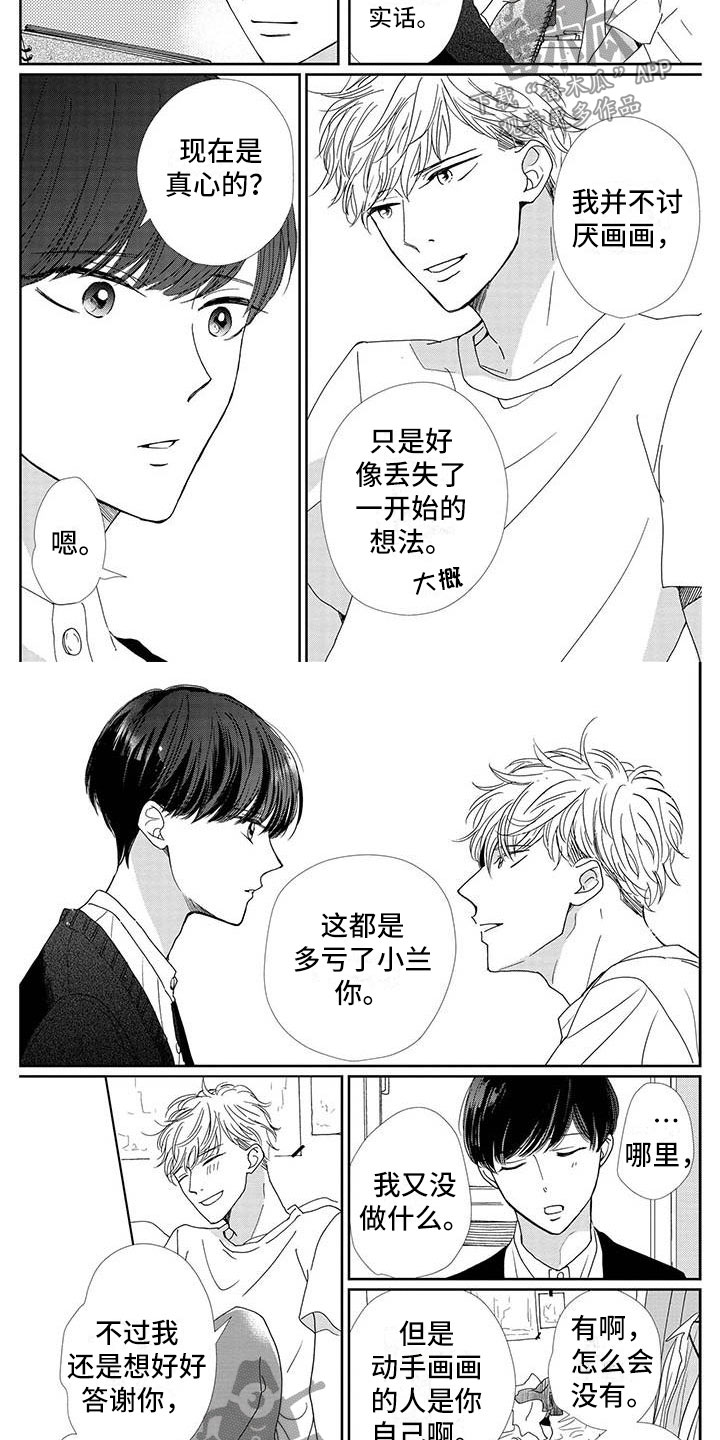 《他的谎言和嘴唇》漫画最新章节第9章：谢礼免费下拉式在线观看章节第【4】张图片