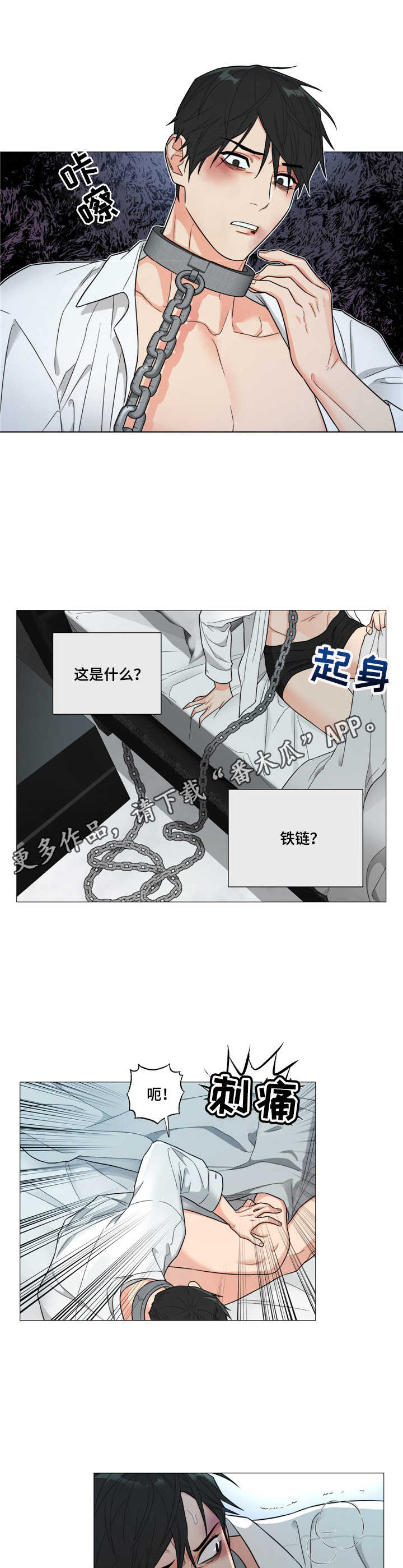 《囚笼之爱》漫画最新章节第4章：铁链免费下拉式在线观看章节第【3】张图片