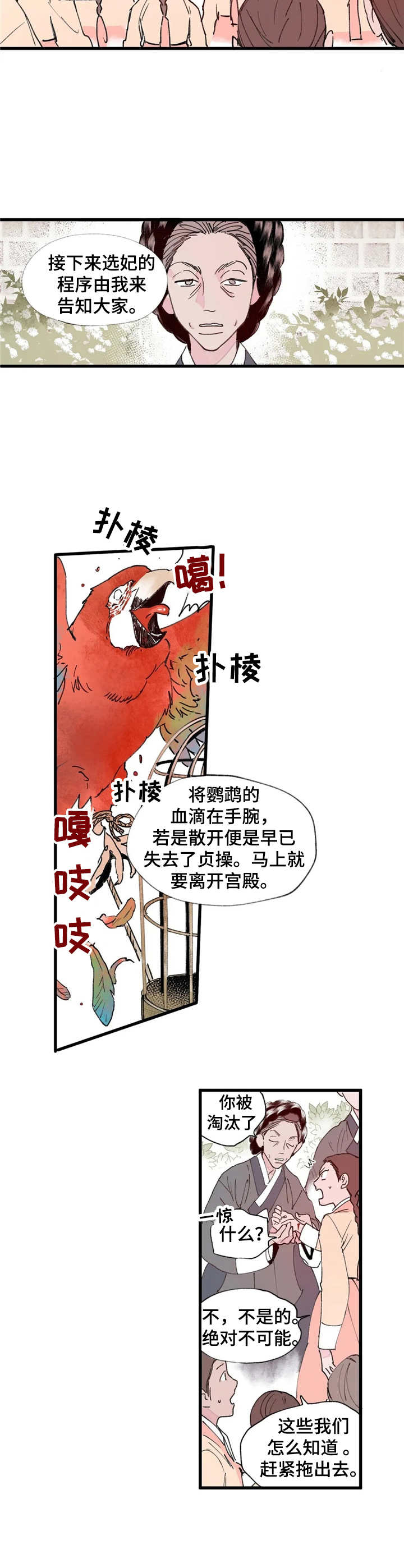 《宫廷杀机》漫画最新章节第3章：选拔免费下拉式在线观看章节第【4】张图片