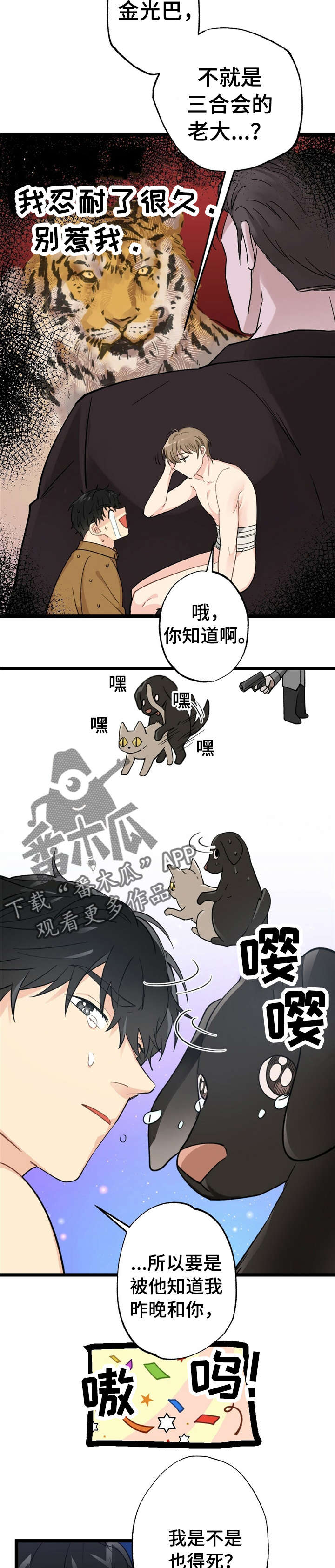 《每月的温柔》漫画最新章节第11章：漂亮宝贝的三合会：裂开免费下拉式在线观看章节第【3】张图片