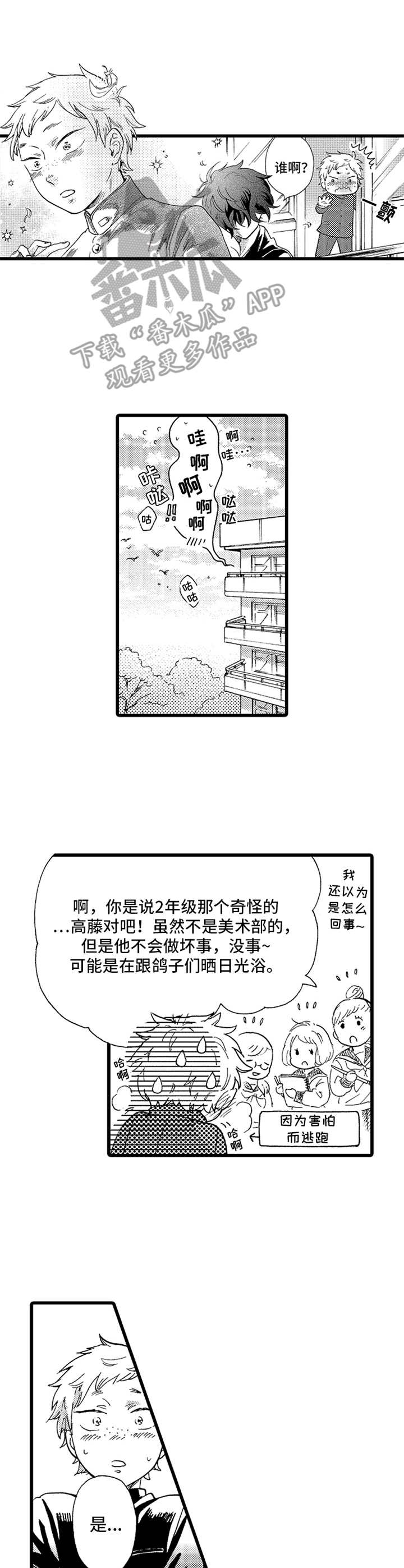 《德君的纸巾》漫画最新章节第13章：鸽子免费下拉式在线观看章节第【8】张图片