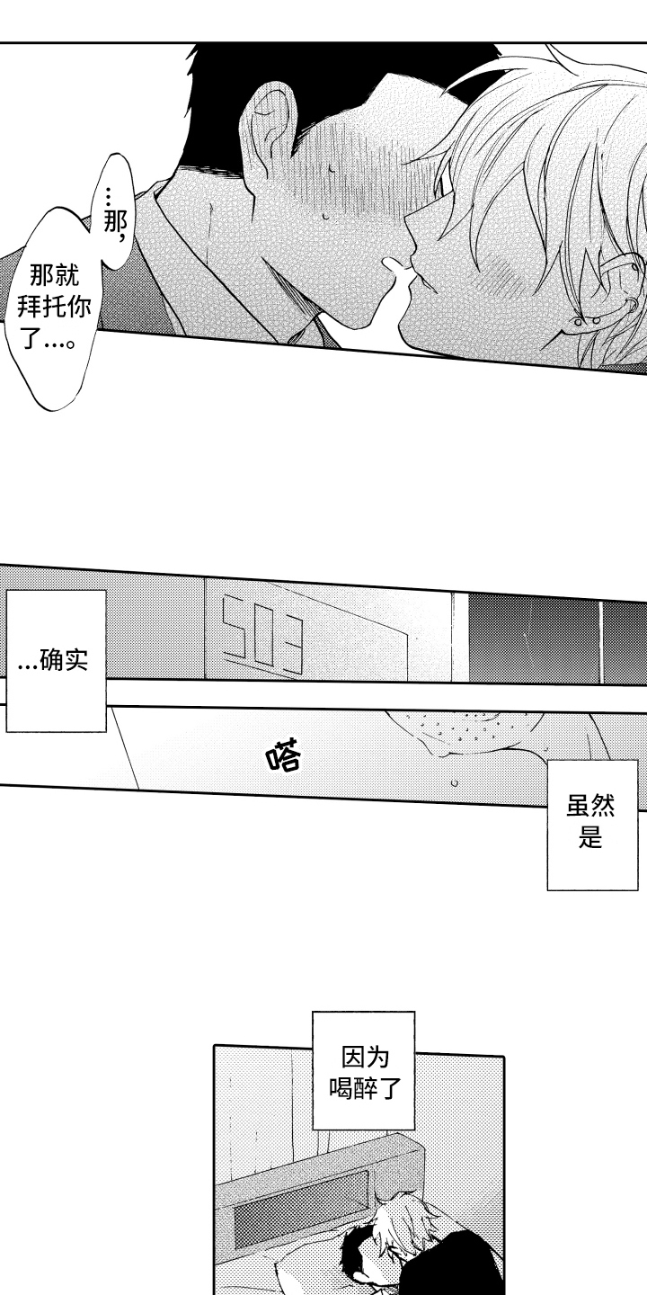 《融化在晚上》漫画最新章节第6章：拜托免费下拉式在线观看章节第【4】张图片