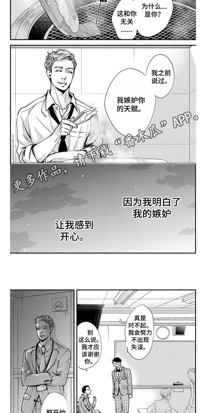 《融化的冬天》漫画最新章节第13章：嫉妒免费下拉式在线观看章节第【4】张图片