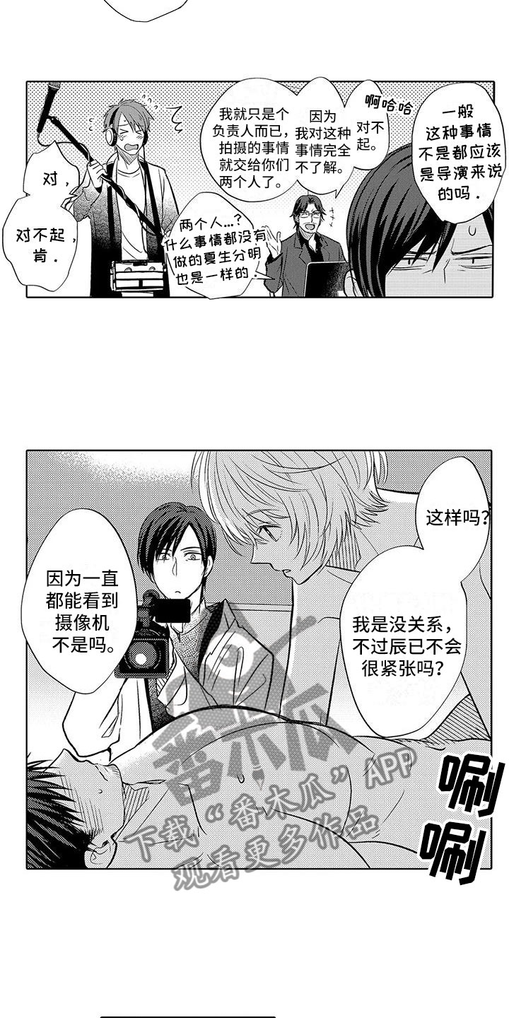 《美丽相拥》漫画最新章节第29章：开始拍摄免费下拉式在线观看章节第【3】张图片