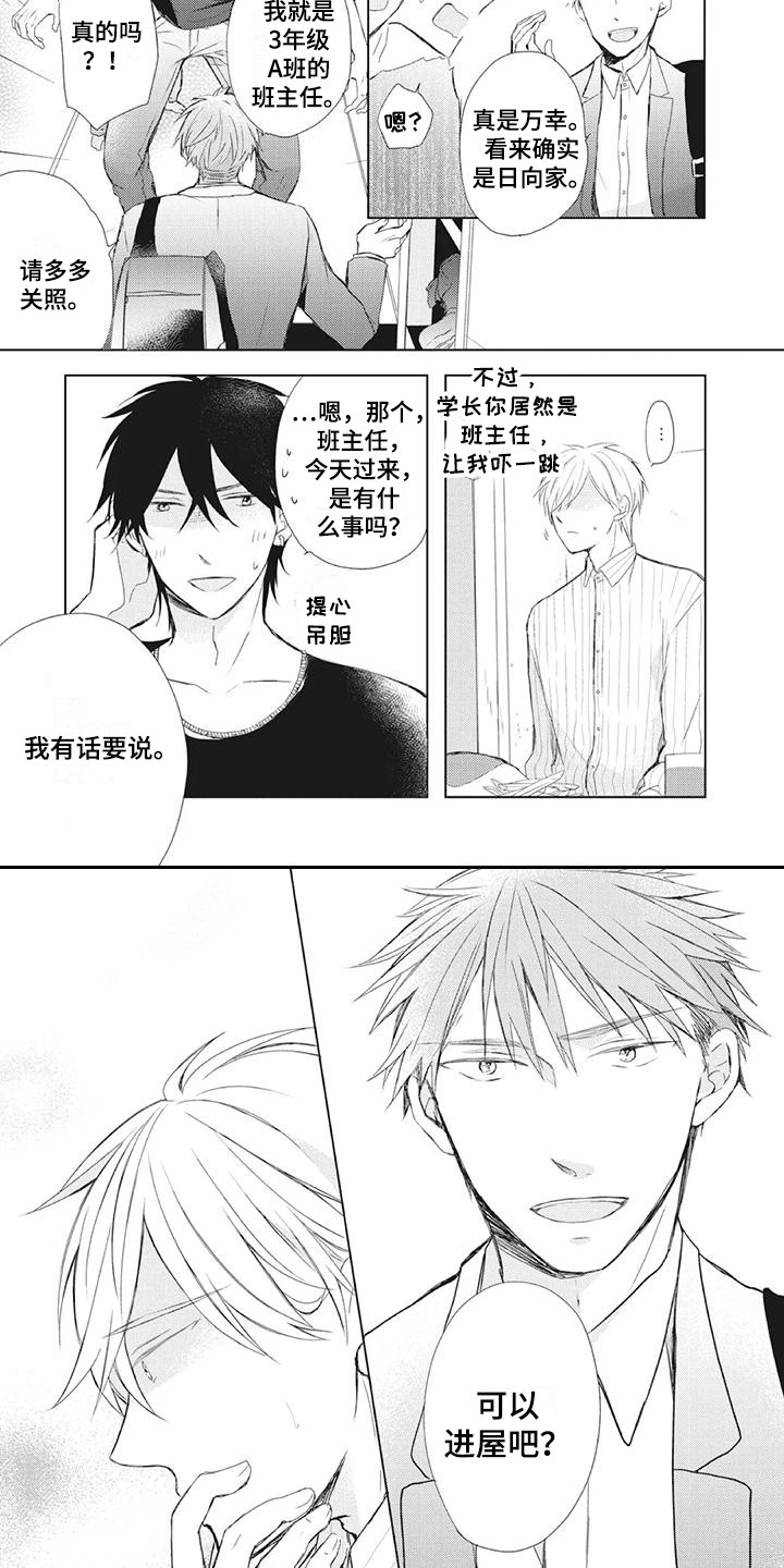 《暖男班主任》漫画最新章节第23章：两人的秘密免费下拉式在线观看章节第【2】张图片