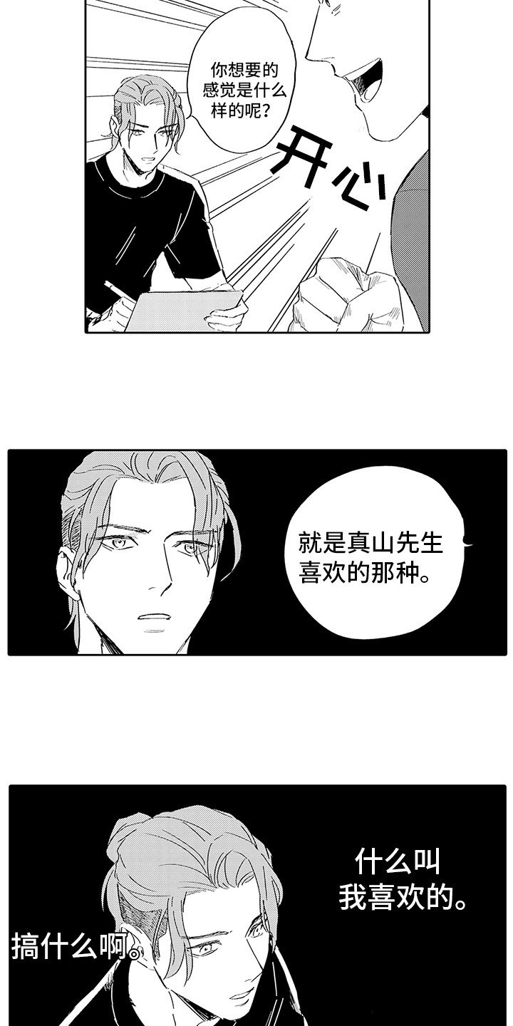 《刻画心声》漫画最新章节第2章：自说自话免费下拉式在线观看章节第【12】张图片