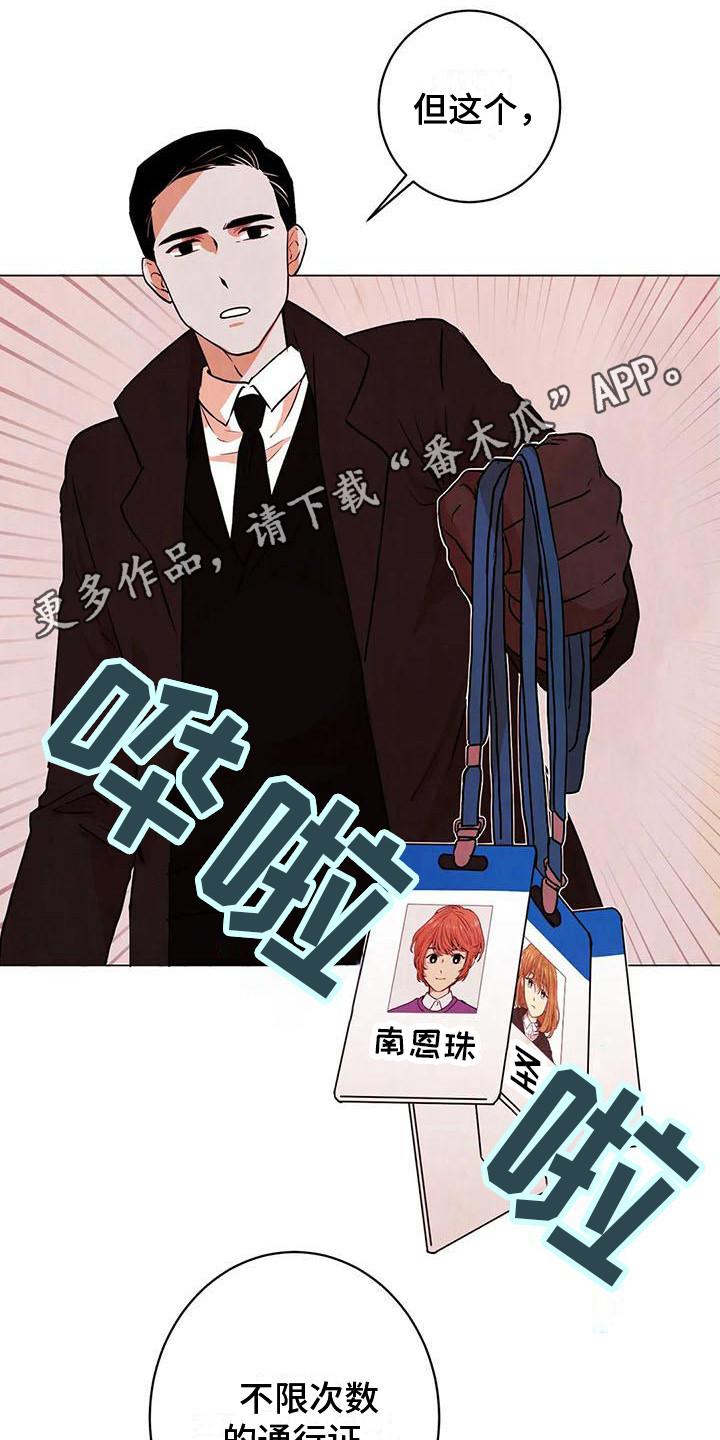 《梦中世界》漫画最新章节第17章：通行证免费下拉式在线观看章节第【13】张图片