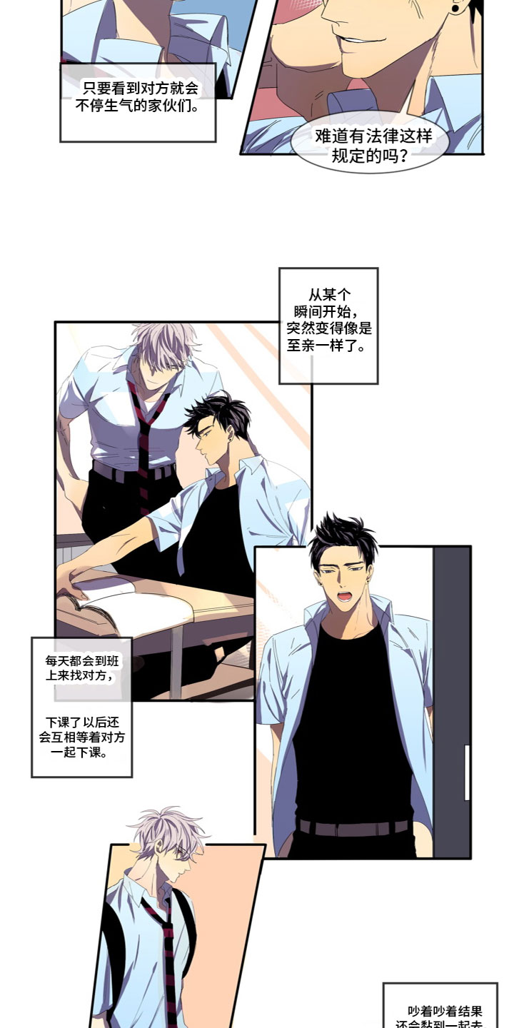 《夹心恋爱》漫画最新章节第2章：喜欢你免费下拉式在线观看章节第【8】张图片