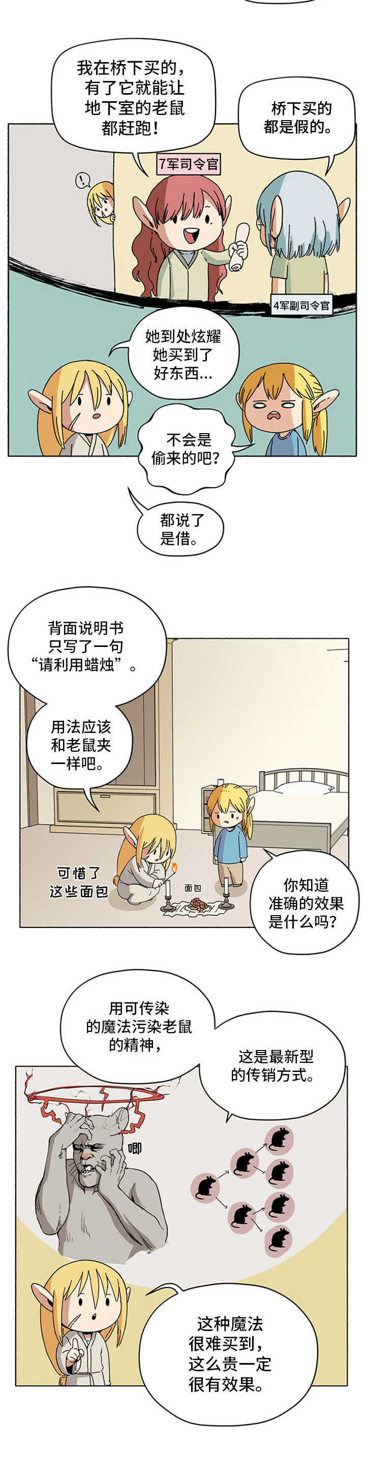 《被俘虏的精灵》漫画最新章节第16章：抓老鼠免费下拉式在线观看章节第【6】张图片