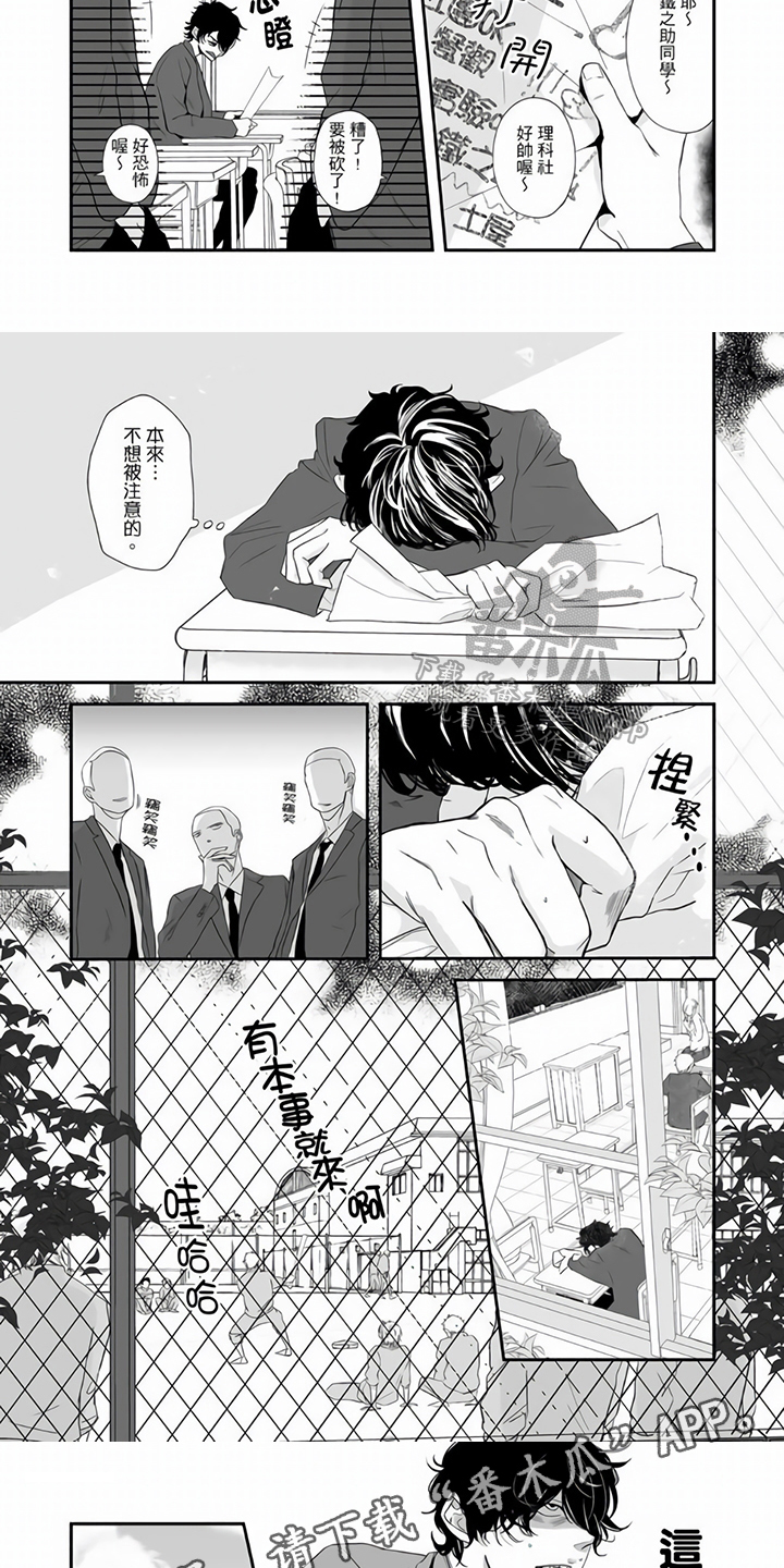 《指导自卑学长》漫画最新章节第5章：宣传免费下拉式在线观看章节第【2】张图片